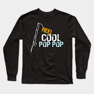 Pop Pop Poppop From Granddaughter Grandson Long Sleeve T-Shirt